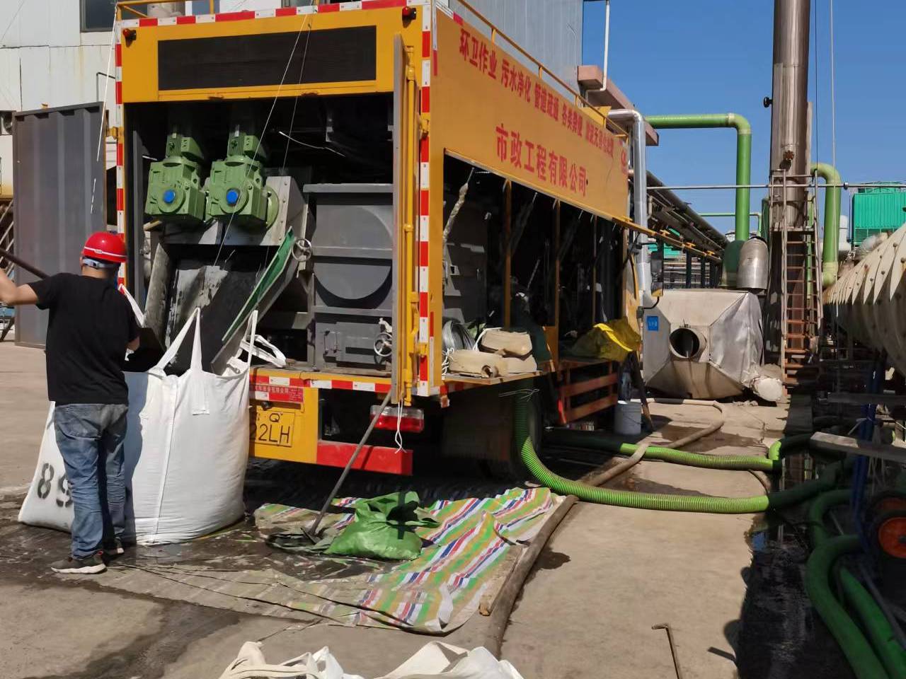 榆林淤泥压干处理